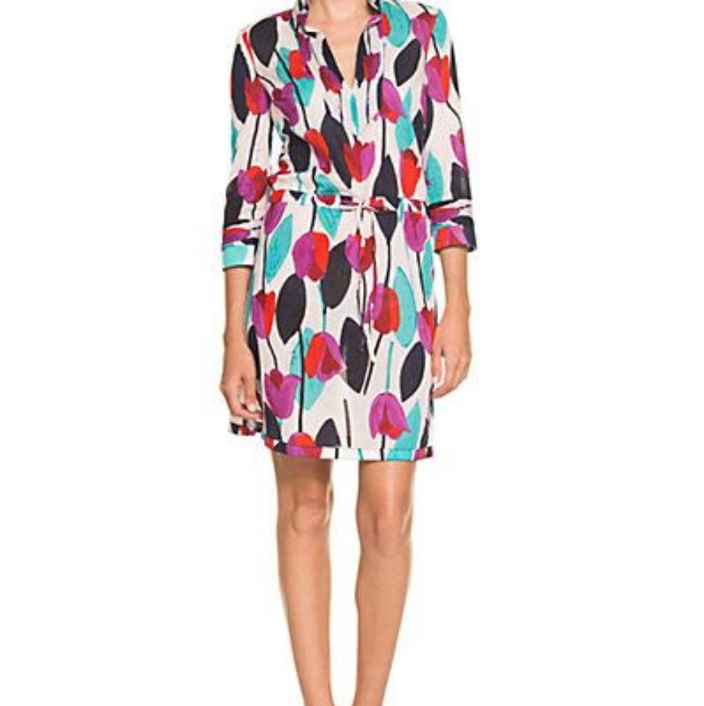 New Tory Burch Daniela Ballet Pink Tulip Dress Sz4